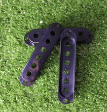 Load image into Gallery viewer, Black Strat Accessory Kit Knobs Covers Tips Back Plate For USA Fender S2