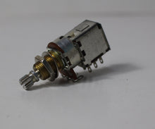 Load image into Gallery viewer, Push Push Pots Switch Alpha Switch Metric Coarse Splines Brass Shaft A500K/B250K