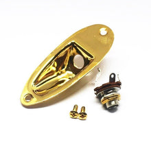 Load image into Gallery viewer, Strat Jack Plate Cups For Stratocaster Guitars w/ output Jack, screws 5 Pcs