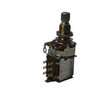 Load image into Gallery viewer, Push Pull Pots Switch Alpha Switch Inch Fine Splines Brass Shaft A250K/B250K