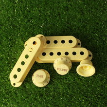 Load image into Gallery viewer, Pickup Cover and Knob Set For Strat 52mm Inch Size - Cream