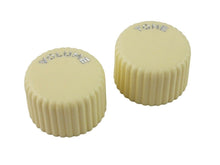 Load image into Gallery viewer, Cupcake Knob Set (2) Cream - For Harmony Silvertone Kay USA Guitars