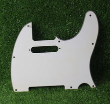 Load image into Gallery viewer, Telecaster Pickguard For Std USA Fender Tele - White 3 Ply B Stock