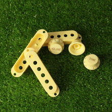 Load image into Gallery viewer, Pickup Cover and Knob Set For Strat 52mm Inch Size - Cream