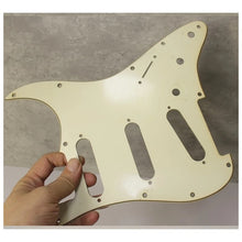 Load image into Gallery viewer, Aged 68 69 Voodoo Reverse Bridge Pickguard Pearloid Back For Hendrix Strat AGP18