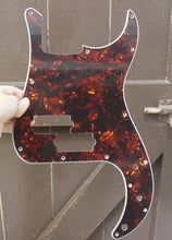 Load image into Gallery viewer, Pickguard For Fender Japan P Bass Brown Tortoise Shell Celluloid Top 4 Ply