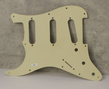 Load image into Gallery viewer, Aged 64 65 Pickguard For Fender Strat Wide Bevel - Vintage Cream