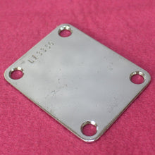Load image into Gallery viewer, Aged Chrome L Serial Number Stamped Neck Plate For Strat Tele 1963 - #L13XXX