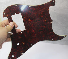 Load image into Gallery viewer, Pickguard For Single Humbucker Strat Dark Tortoise Shell Celluloid Top 4 Ply