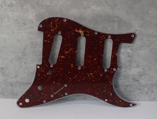 Load image into Gallery viewer, Standard Pickguard For 62 Strat For Fender - Reddish Brown Tortoise Shell