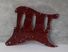 Load image into Gallery viewer, Standard Pickguard For 62 Strat For Fender - Reddish Brown Tortoise Shell