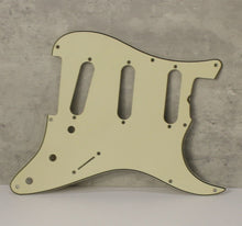 Load image into Gallery viewer, Aged 59 Pickguard For Fender Strat Wide Bevel Light Relic - Vintage Cream