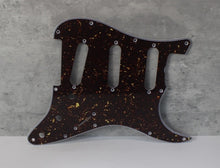 Load image into Gallery viewer, Standard Pickguard For 62 Strat For Fender - Dark Brown Tortoise Shell
