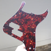 Load image into Gallery viewer, Pickguard For Fender Japan P Bass Brown Tortoise Shell Celluloid Top 4 Ply