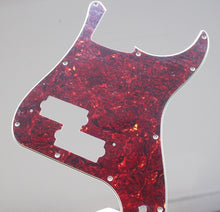 Load image into Gallery viewer, Pickguard For Fender Japan P Bass Dark Tortoise Shell Celluloid Top 4 Ply