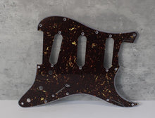 Load image into Gallery viewer, Standard Pickguard For 62 Strat For Fender - Dark Brown Tortoise Shell