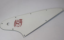 Load image into Gallery viewer, Aged Pickguard For Gibson Reverse Firebird w Accurate Screen Logo - 3 Ply White