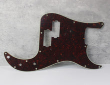 Load image into Gallery viewer, Pickguard For Fender Japan P Bass Dark Tortoise Shell Celluloid Top 4 Ply
