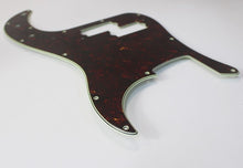 Load image into Gallery viewer, Pickguard For Fender Japan P Bass Dark Tortoise Shell Celluloid Top 4 Ply