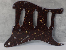 Load image into Gallery viewer, Standard Pickguard For 62 Strat For Fender - Dark Brown Tortoise Shell