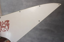 Load image into Gallery viewer, Aged Pickguard For Gibson Reverse Firebird w Accurate Screen Logo - 3 Ply White