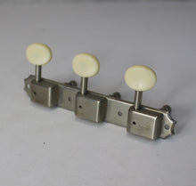 Load image into Gallery viewer, Aged Kluson Single Line 3 on Plate Tuners For Les Paul Junior
