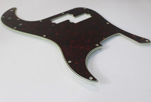 Load image into Gallery viewer, Pickguard For Fender Japan P Bass Dark Tortoise Shell Celluloid Top 4 Ply