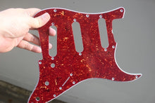 Load image into Gallery viewer, Standard Pickguard For 62 Strat For Fender - Reddish Brown Tortoise Shell