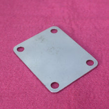 Load image into Gallery viewer, Aged Chrome L Serial Number Stamped Neck Plate For Strat Tele 1963 - #L13XXX