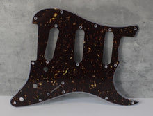 Load image into Gallery viewer, Standard Pickguard For 62 Strat For Fender - Dark Brown Tortoise Shell