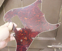 Load image into Gallery viewer, Pickguard For Single Humbucker Strat Dark Tortoise Shell Celluloid Top 4 Ply