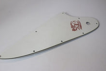Load image into Gallery viewer, Aged Pickguard For Gibson Reverse Firebird w Accurate Screen Logo - 3 Ply White