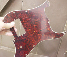 Load image into Gallery viewer, Pickguard For Single Humbucker Strat Dark Tortoise Shell Celluloid Top 4 Ply
