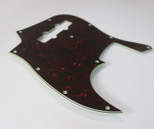 Load image into Gallery viewer, Pickguard For Fender Japan Jazz Bass Dark Tortoise Shell Celluloid Top 4 Ply
