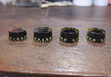 Load image into Gallery viewer, Aged Speed Knobs For Les Paul Guitars (4) - Black