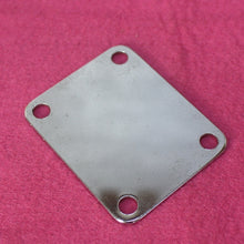 Load image into Gallery viewer, Aged Chrome L Serial Number Stamped Neck Plate For Strat Tele 1963 - #L13XXX