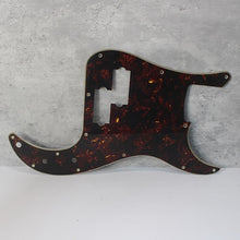 Load image into Gallery viewer, Aged Pickguard For Fender Japan P Bass Brown Tortoise Shell Celluloid Top 4 Ply
