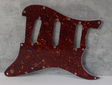 Load image into Gallery viewer, Standard Pickguard For 62 Strat For Fender - Reddish Brown Tortoise Shell