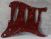 Load image into Gallery viewer, Standard Pickguard For 62 Strat For Fender - Reddish Brown Tortoise Shell