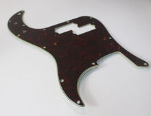 Load image into Gallery viewer, Pickguard For Fender Japan P Bass Dark Tortoise Shell Celluloid Top 4 Ply