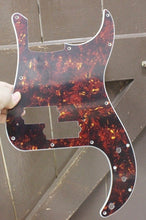 Load image into Gallery viewer, Pickguard For Fender Japan P Bass Brown Tortoise Shell Celluloid Top 4 Ply