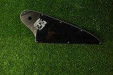 Load image into Gallery viewer, Pickguard For Gibson Reverse Firebird White Silkscreen Logo Black #0266 - Used