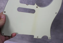 Load image into Gallery viewer, Aged 3 Ply 8 Hole 62 Pickguard For Telecaster Mint Green