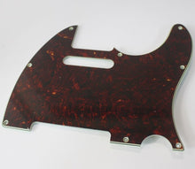 Load image into Gallery viewer, Pickguard For Tele Dark Tortoise Shell Celluloid Top 4 Ply MIJ