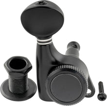 Load image into Gallery viewer, 6-in-line Locking Tuners 18:1 Strat Tele Guitars Metal Locking Cap - Black #05