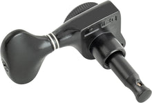 Load image into Gallery viewer, 3+3 Locking Tuners 18:1 Electric Acoustic Guitars Metal Locking Cap - Black #4