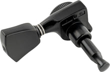 Load image into Gallery viewer, 3+3 Locking Tuners 18:1 Electric Acoustic Guitars Metal Locking Cap - Black #3