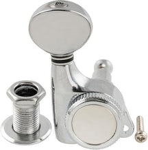 Load image into Gallery viewer, 6-in-line Locking Tuners 18:1 Strat Tele Guitars Metal Locking Cap - Chrome #05