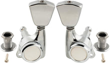 Load image into Gallery viewer, 3+3 Locking Tuners 18:1 Electric Acoustic Guitars Metal Locking Cap - Chrome #3