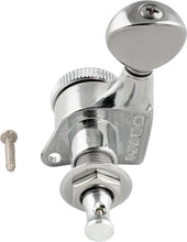 Load image into Gallery viewer, 6-in-line Locking Tuners 18:1 Strat Tele Guitars Metal Locking Cap - Chrome #05
